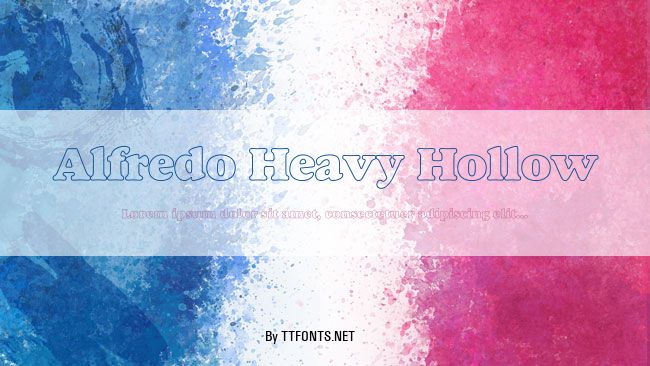 Alfredo Heavy Hollow example